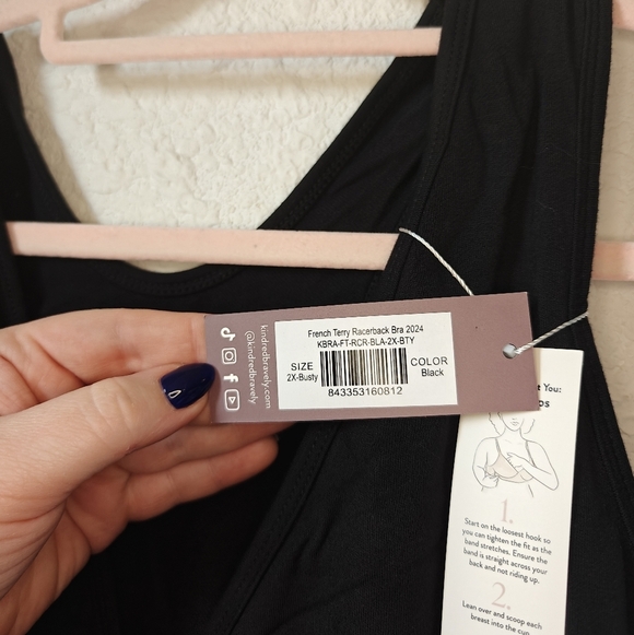 NWT KINDRED BRAVELY racer Back Bra - Picture 3 of 5